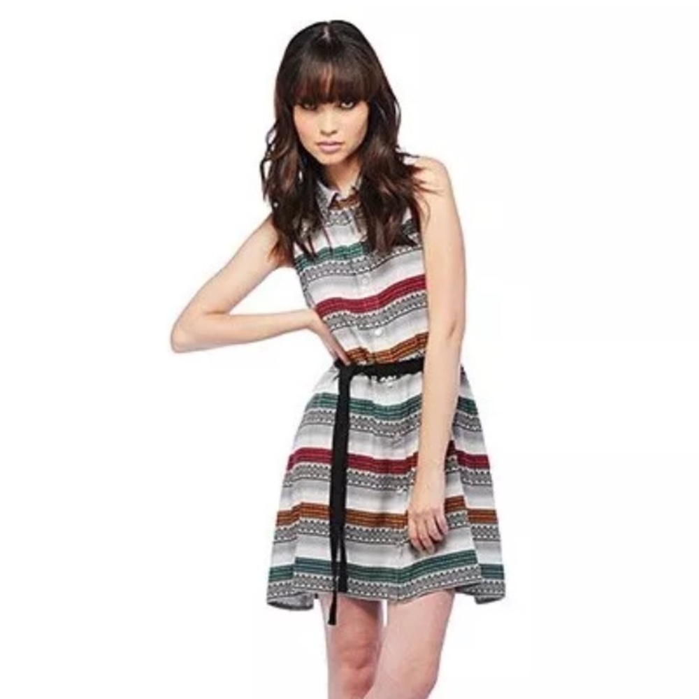 NORDSTROM JACK BY BB DAKOTA BUTTON COLLAR SHIRT DRESS